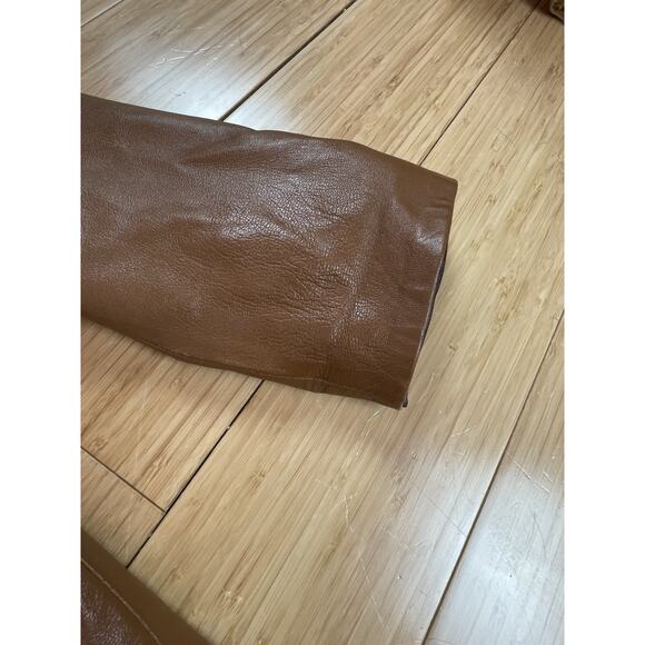 Handmade Vintage Lambskin Jacket Men Sz S Florence Italy Leather Indie Grunge - Picture 7 of 14